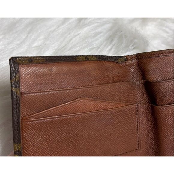 Louis Vuitton Authentic VTG Monogram Portomone Bier Cult Credit Trifold Wallet - Picture 7 of 12